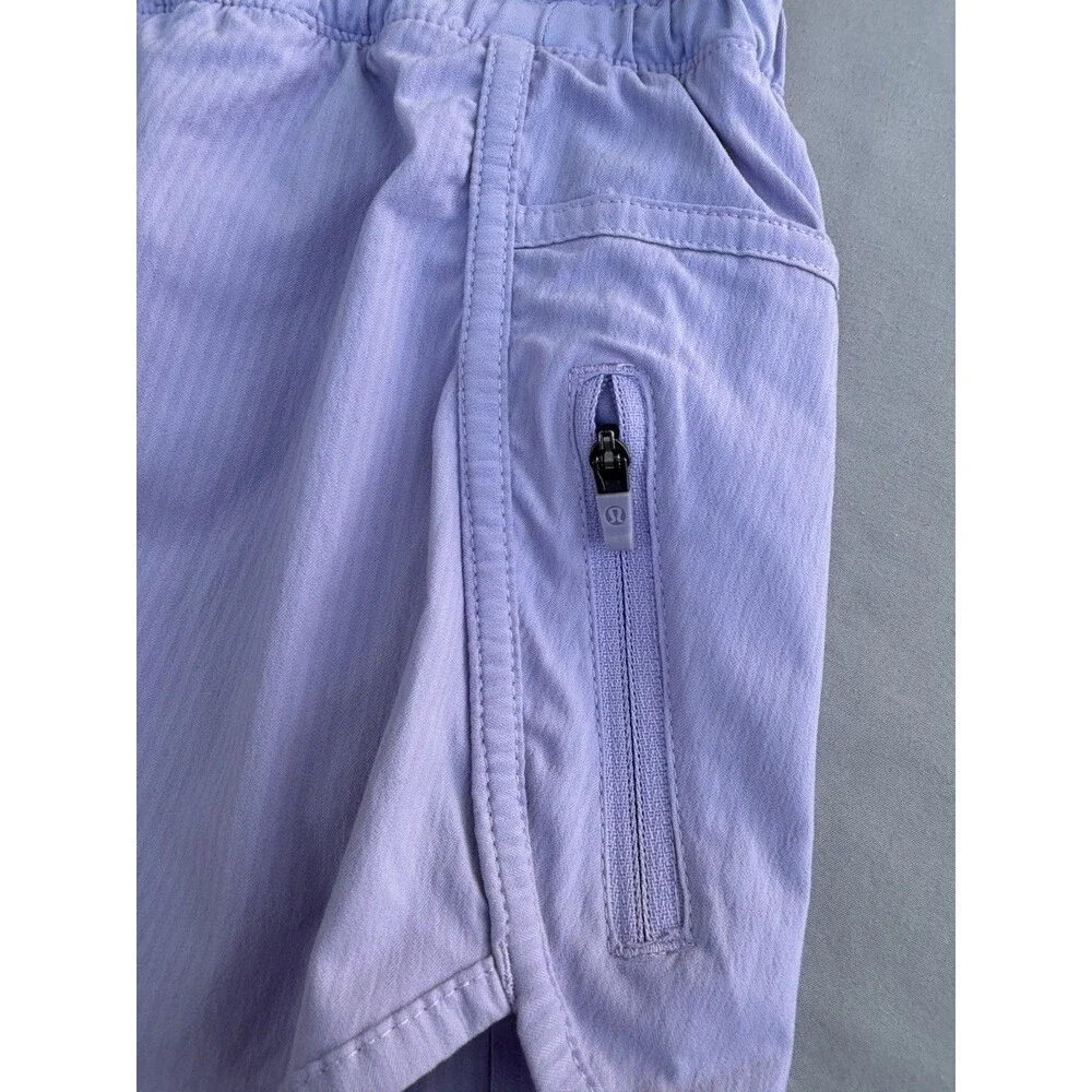 Lululemon Wmn's Size 10 Light Wash Purple Shorts
